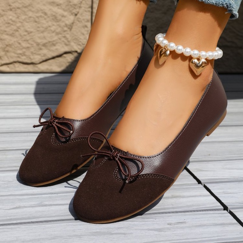 Women'S Shoes For Work - Women'sSlip-On Flat Shoes, Solid Color Spring