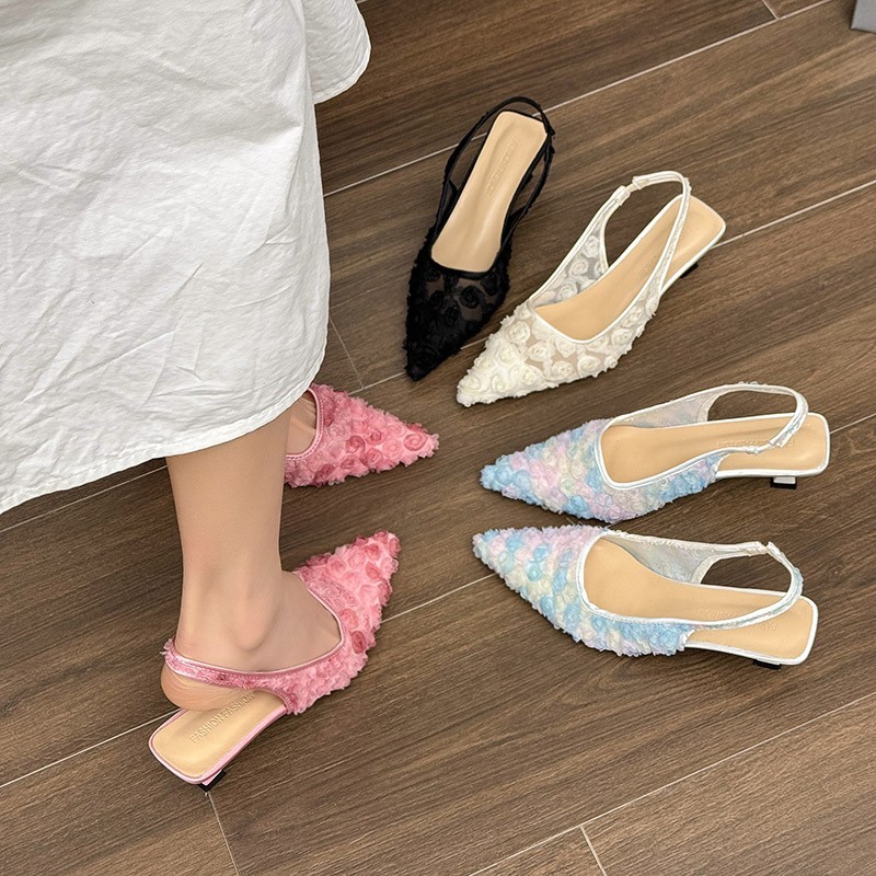 Women'S Shoes Plus Size - Summer Elegant Pointed Sexy Breathable Low