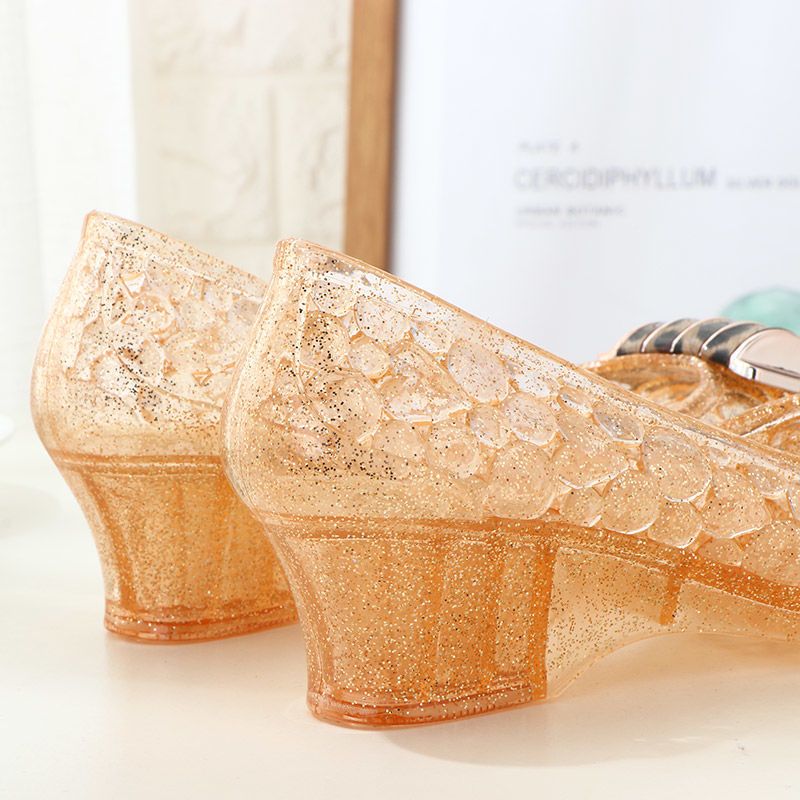 Ladies Crystal Jelly Wedges Sa - Jelly Sandal Women 评论和价格