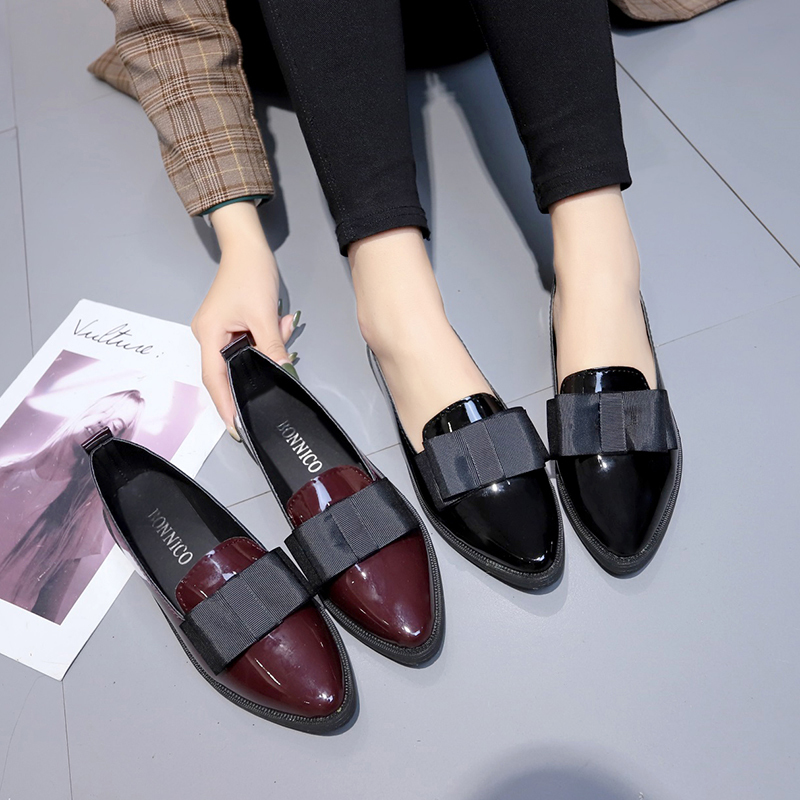 Black/ Wine Red Patent Leather - Slingback Pumps Women 评论和价格