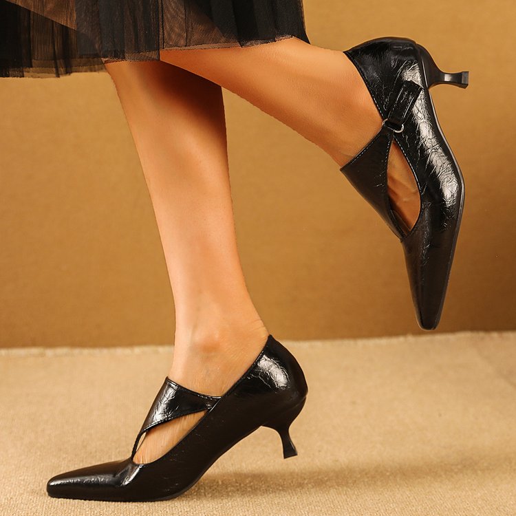 Women's Dark Retro Kitten Heel - Women'S Shoes Kitten Heels 评论和价格