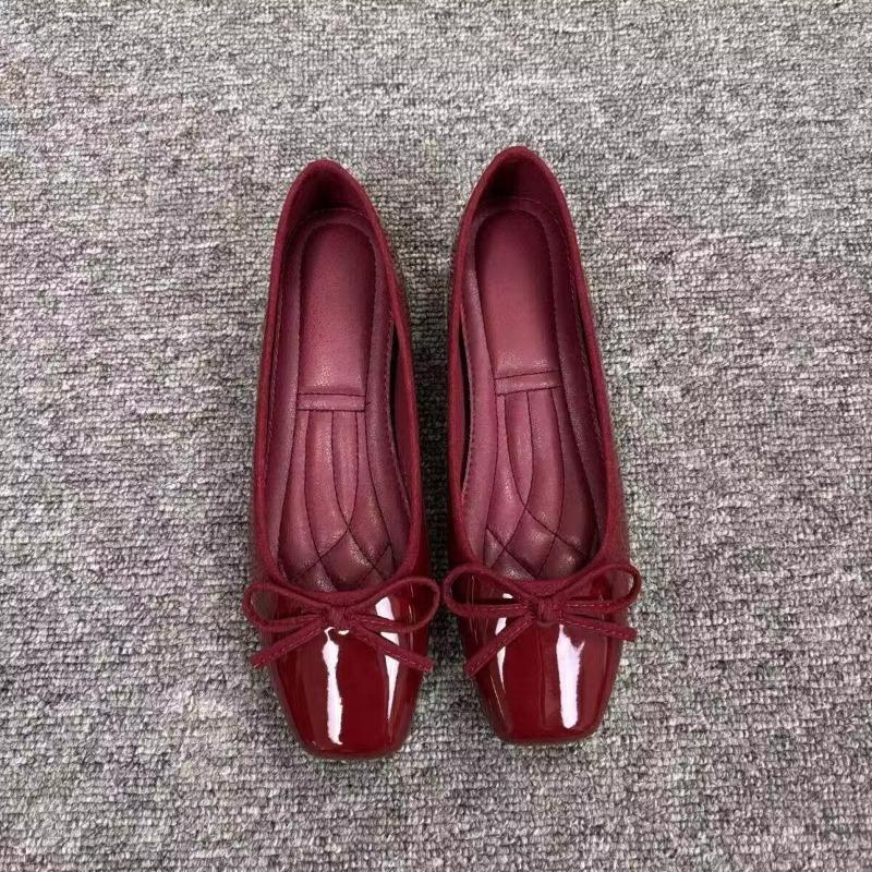 Women Ballet Flats Square Toe  - Slingback Pumps Women 评论和价格