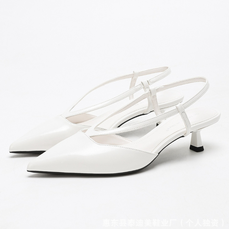 Sexy Pointed Toe Kitten Heel W - Women Shoes Elegant 评论和价格