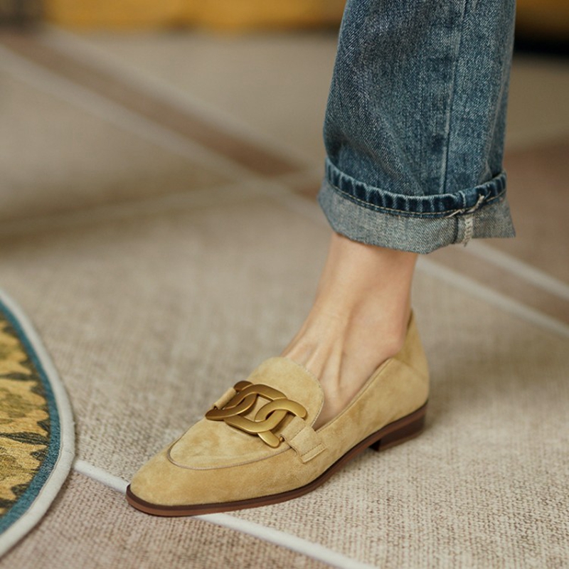 Suede Leather Women Loafers Sp - Slingback Pumps Women 评论和价格
