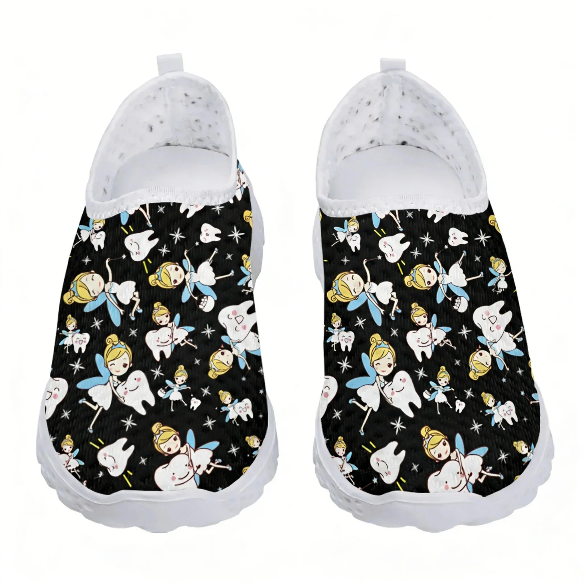 Cute Cartoon Nurse Elf/Teeth M - Women'S Shoes For Tennis 评论和价格