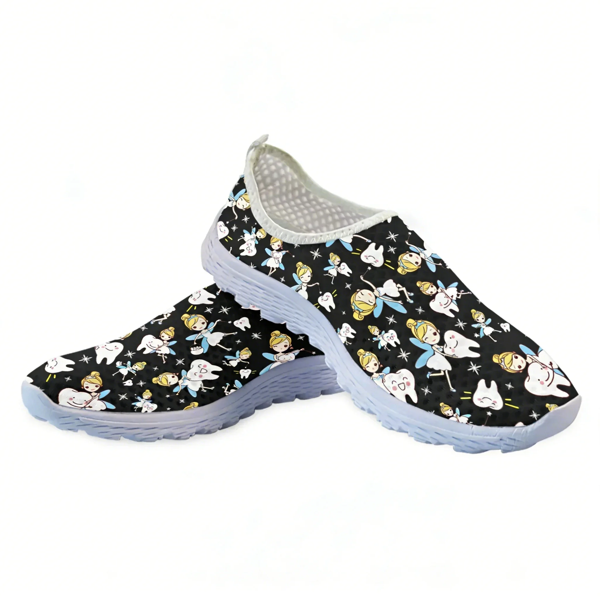 Cute Cartoon Nurse Elf/Teeth M - Women'S Shoes For Tennis 评论和价格
