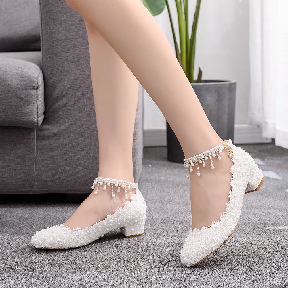 Women's Closed Toe Low Chunky  - Ankle Strap Heels 评论和价格