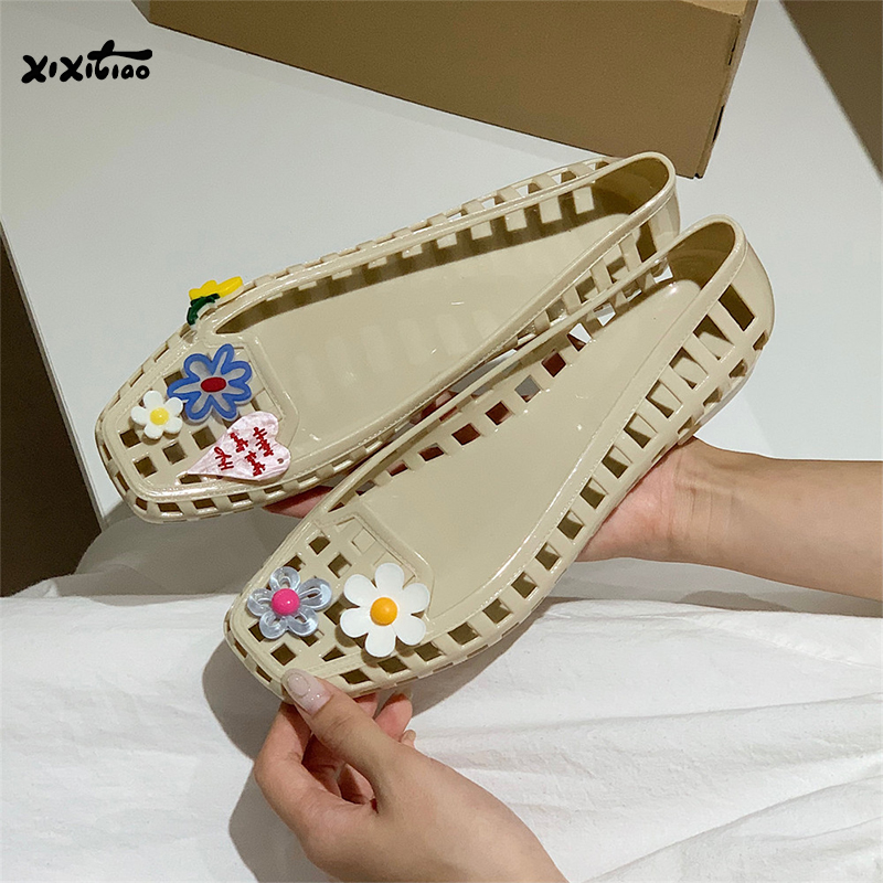 XIXITIAO Summer Women's Sandal - Jelly Sandal Women 评论和价格