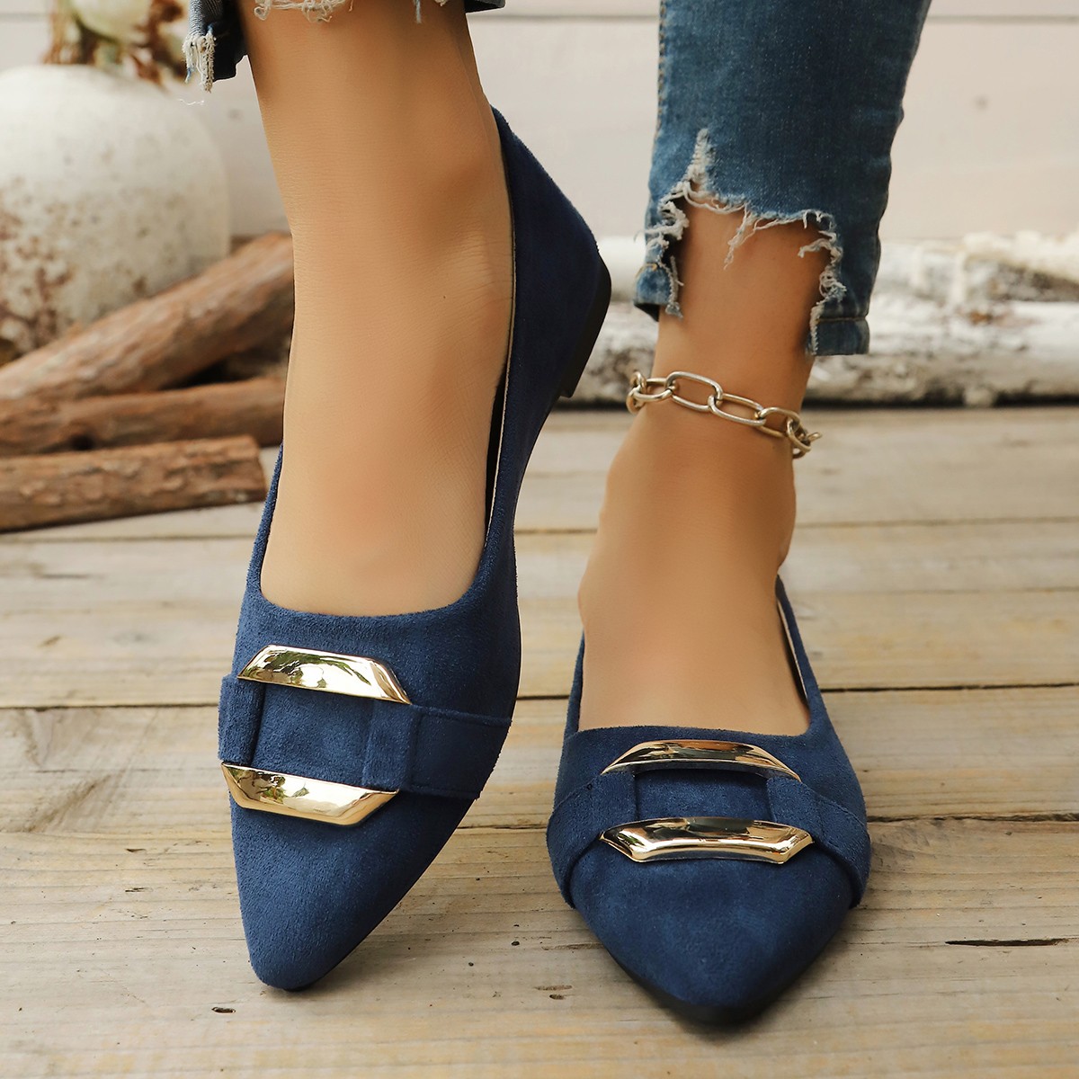 Spring and Autumn Elegant Poin - Women Shoes Elegant 评论和价格