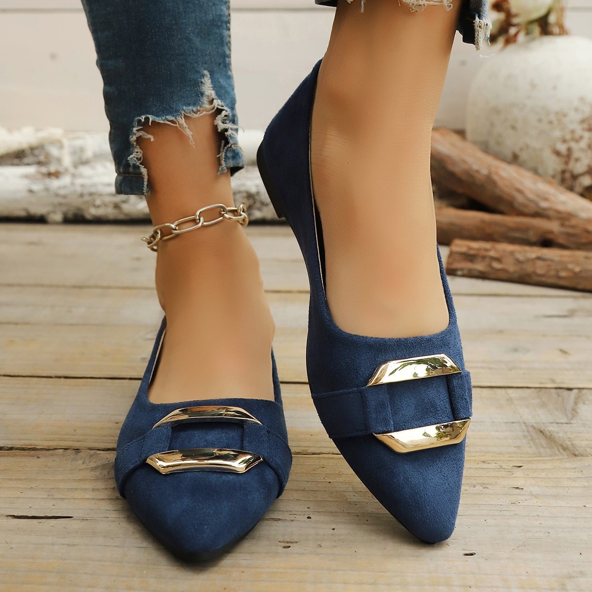 Spring and Autumn Elegant Poin - Women Shoes Elegant 评论和价格