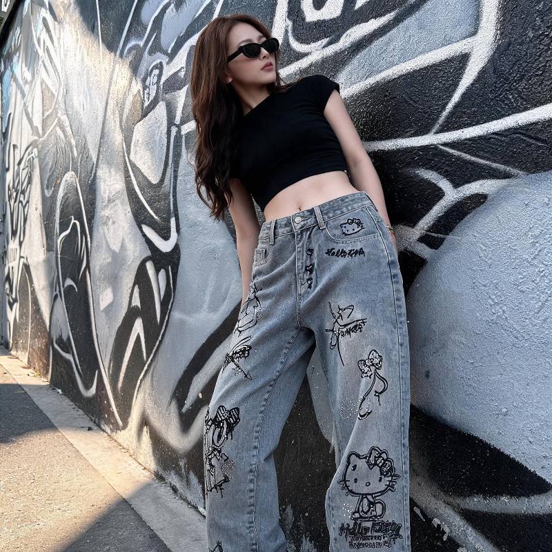 Cute Keiokitty Rhinestone Graf - Women Shoes Xxl 评论和价格