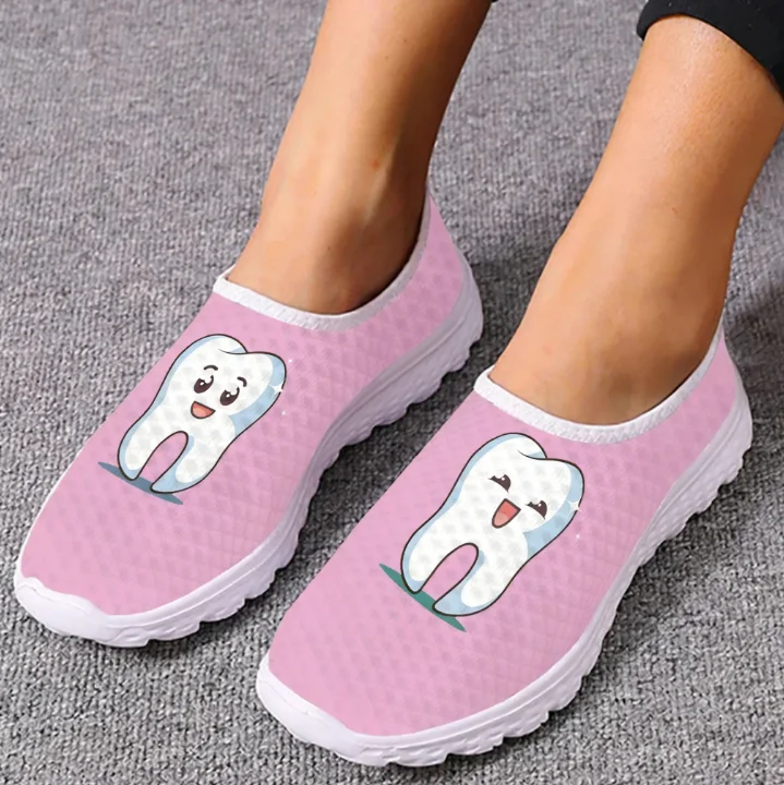 Lovely Cartoon Tooth Pattern M - Women'S Shoes For Tennis 评论和价格
