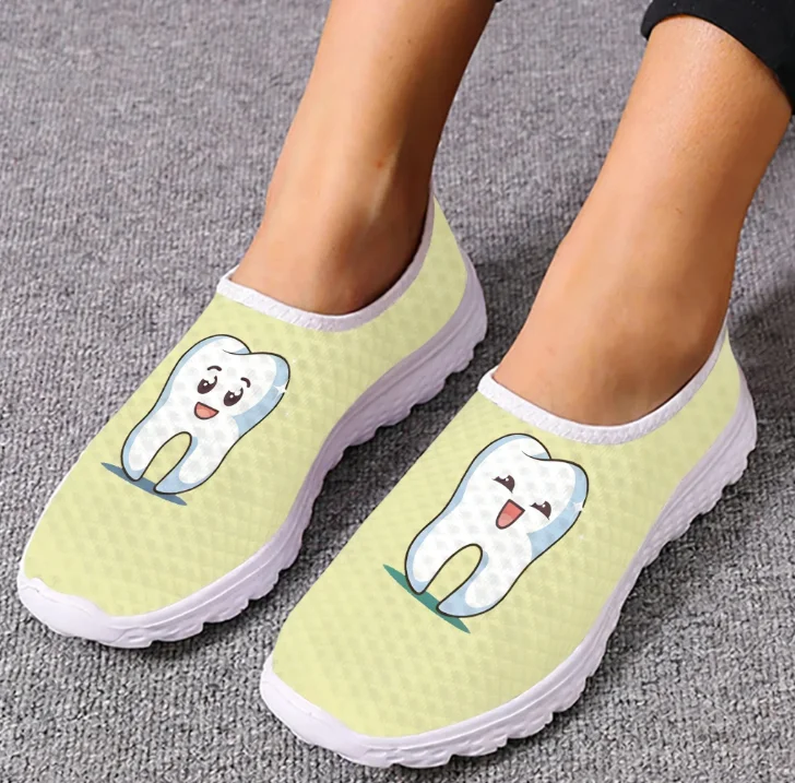 Lovely Cartoon Tooth Pattern M - Women'S Shoes For Tennis 评论和价格
