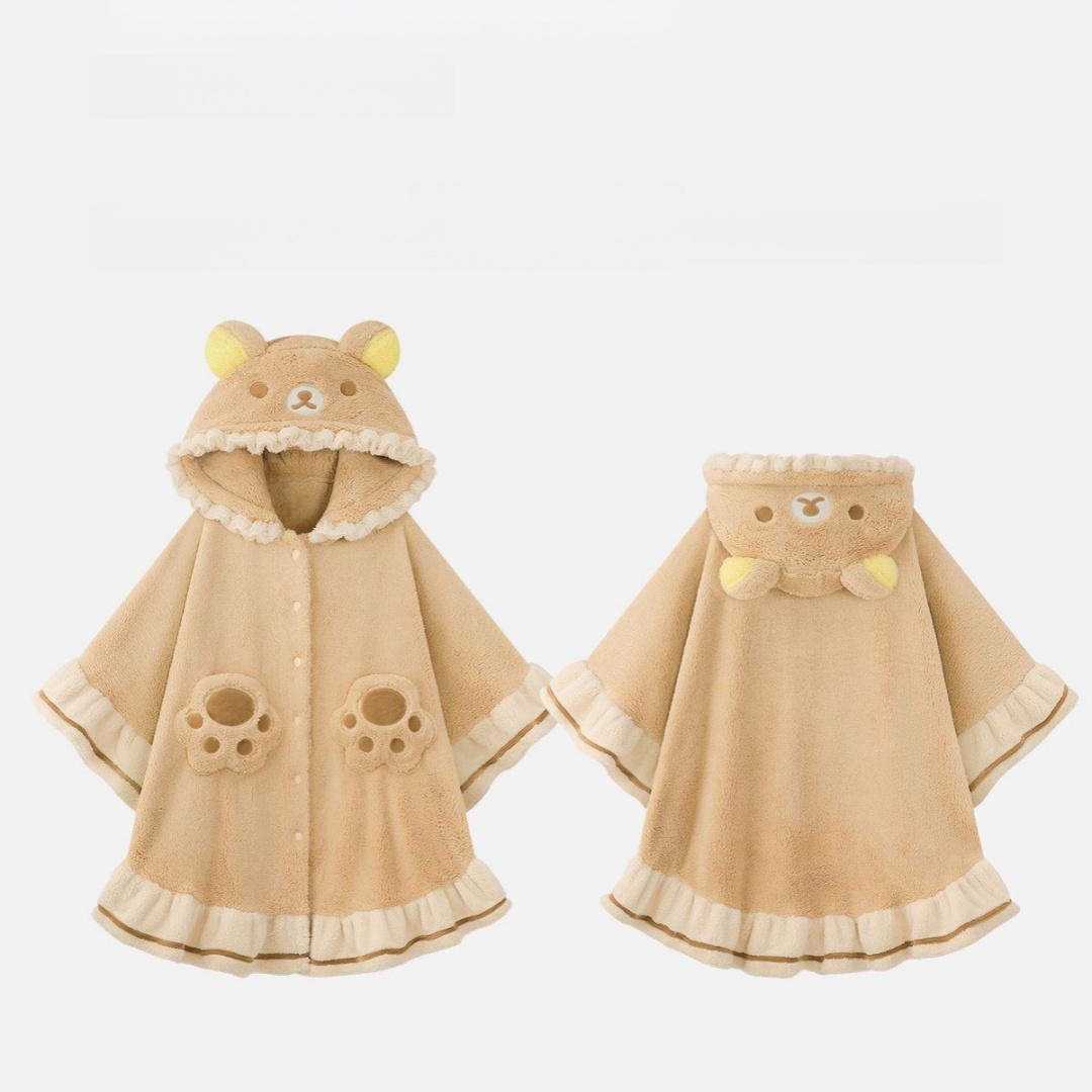 Rilakkuma Hooded Poncho Robe F - Women Shoes Xxl 评论和价格