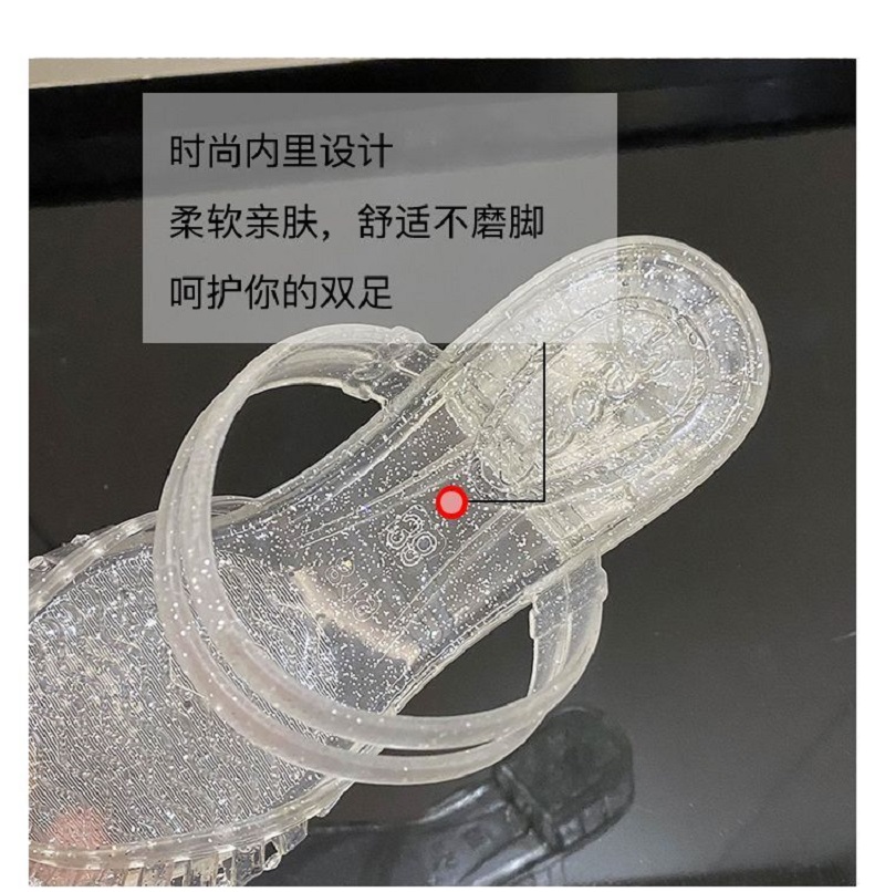 New Pointed Toe Jelly Sandals  - Jelly Sandal Women 评论和价格