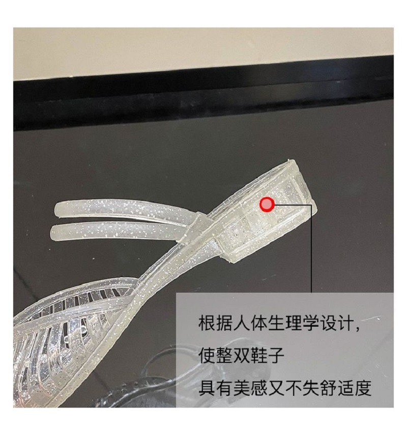 New Pointed Toe Jelly Sandals  - Jelly Sandal Women 评论和价格
