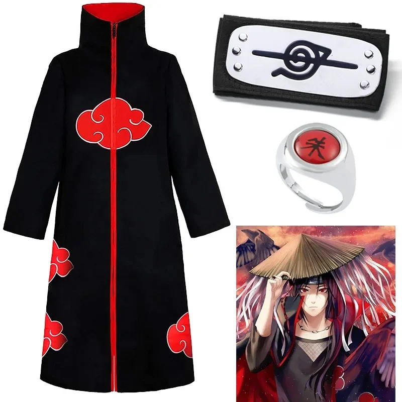 Naruto Akatsuki Cosplay Costum - Women Shoes Xxl 评论和价格