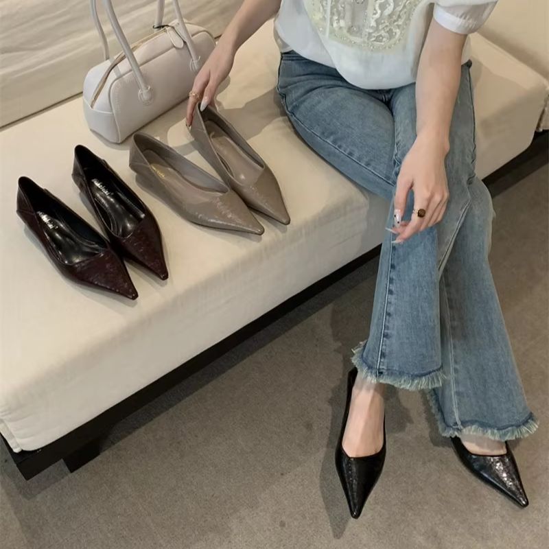 Women Summer Pointed Toe Basic - Women Shoes Elegant 评论和价格