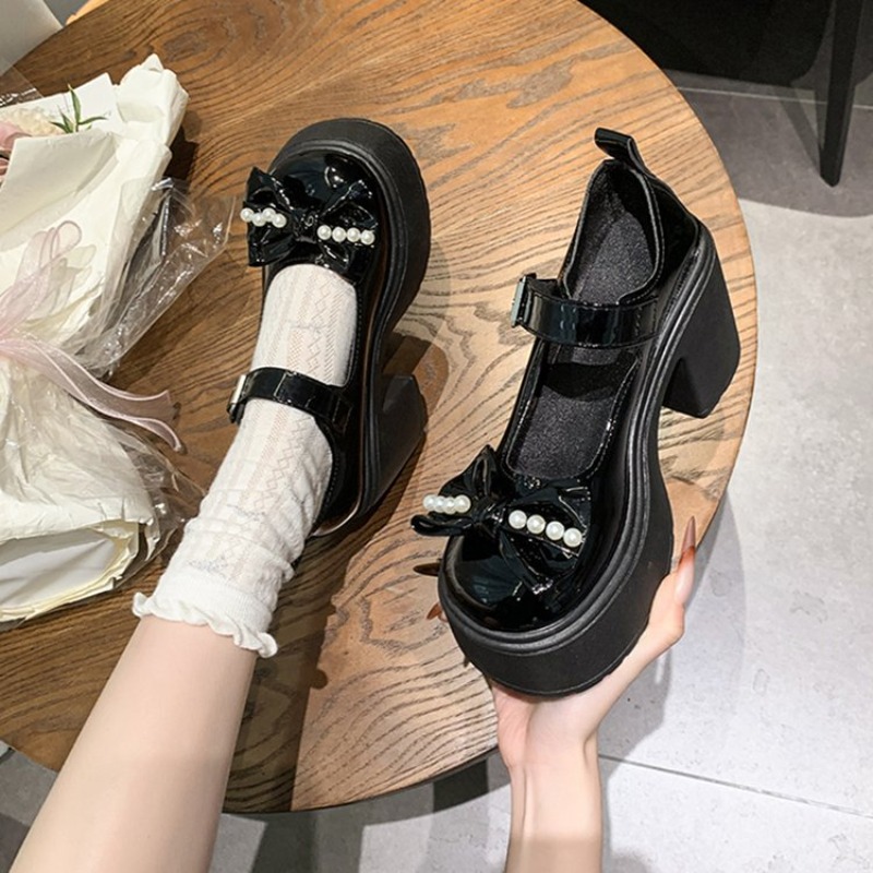 2026 Lolita Shoes Black Super  - Slingback Pumps Women 评论和价格
