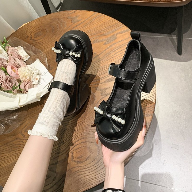 2026 Lolita Shoes Black Super  - Slingback Pumps Women 评论和价格