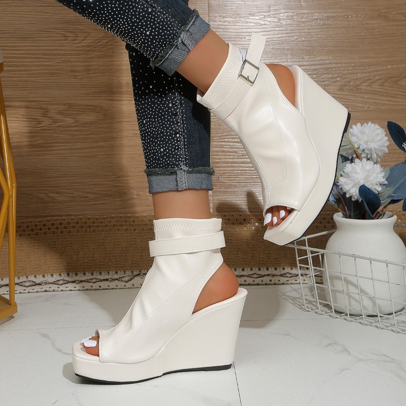 Square Toe Open Toe Platform W - Women'S Shoes Plus Size 评论和价格