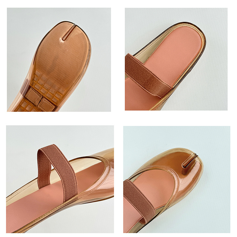 New Split Toe Jelly Slide Sand - Jelly Sandal Women 评论和价格