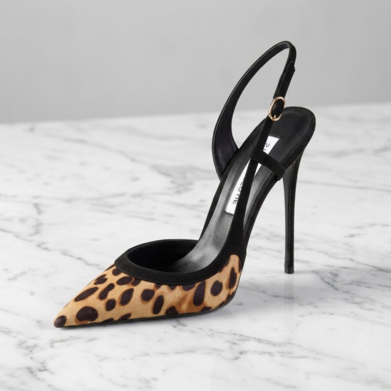 Yuejinlong #YJ26-802, Black Su - Ankle Strap Heels 评论和价格
