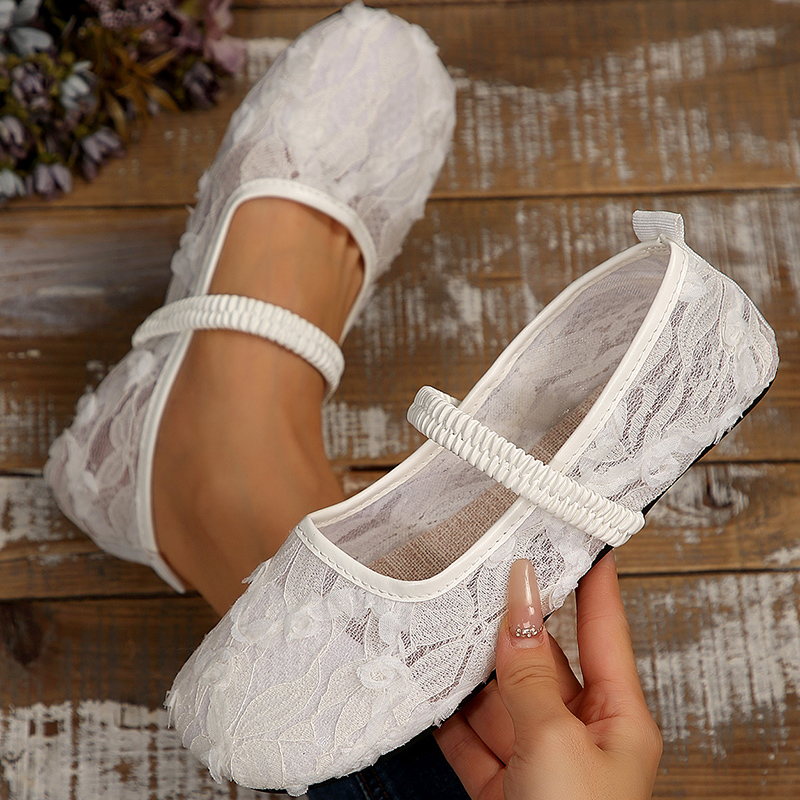 Woman Shoes Breathable Mesh Fl - Women Shoes Elegant 评论和价格
