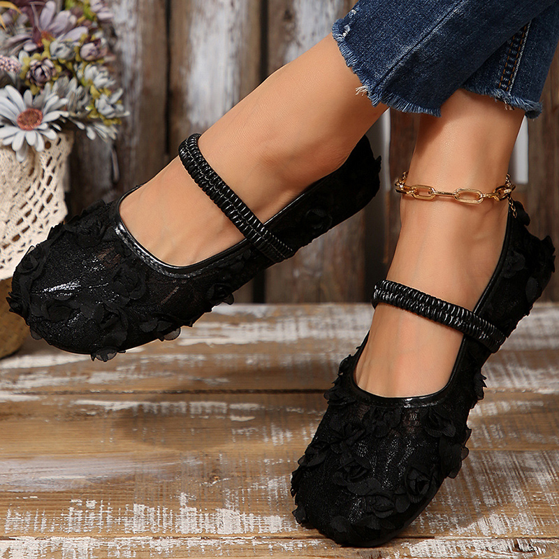 Woman Shoes Breathable Mesh Fl - Women Shoes Elegant 评论和价格