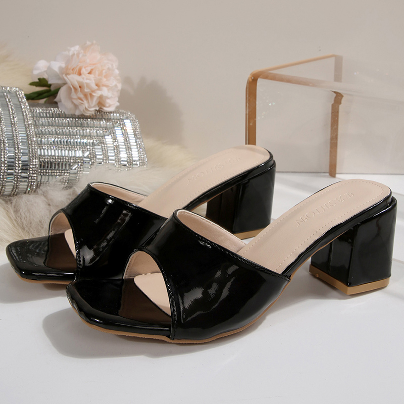 Patent Leather Black High Heel - Women'S Shoes Plus Size 评论和价格