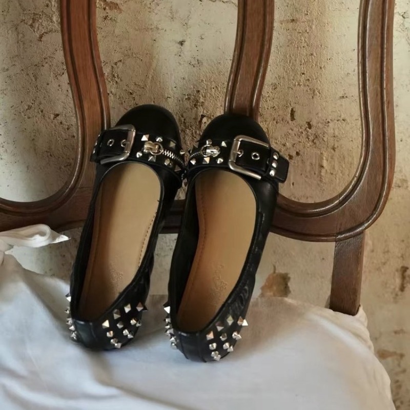 Bolt Round-head Single Shoe Wo - Slingback Pumps Women 评论和价格