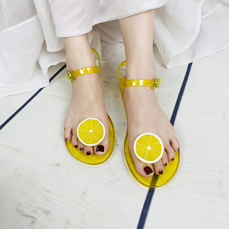 New Women Round Toe Jelly Sand - Jelly Sandal Women 评论和价格