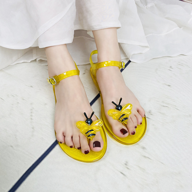 New Women Round Toe Jelly Sand - Jelly Sandal Women 评论和价格