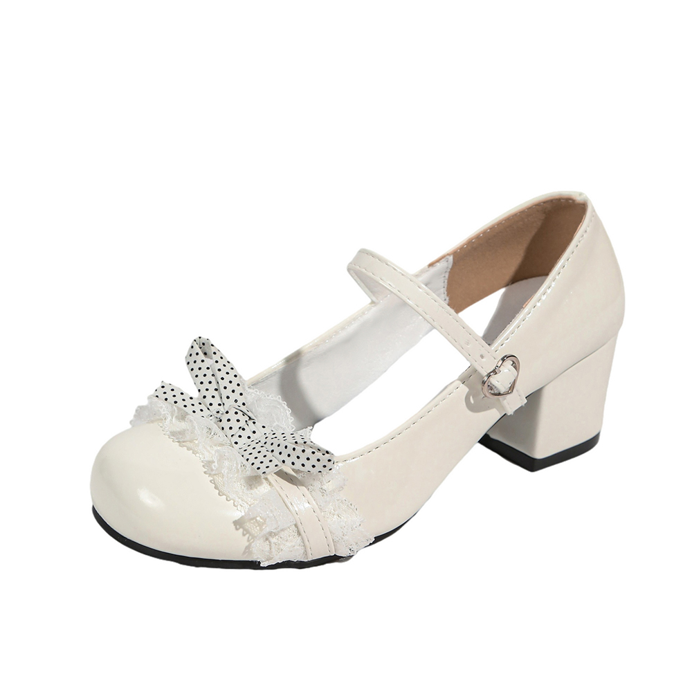 Mid-heel Round-toe Mary Jane S - Women Shoes Elegant 评论和价格